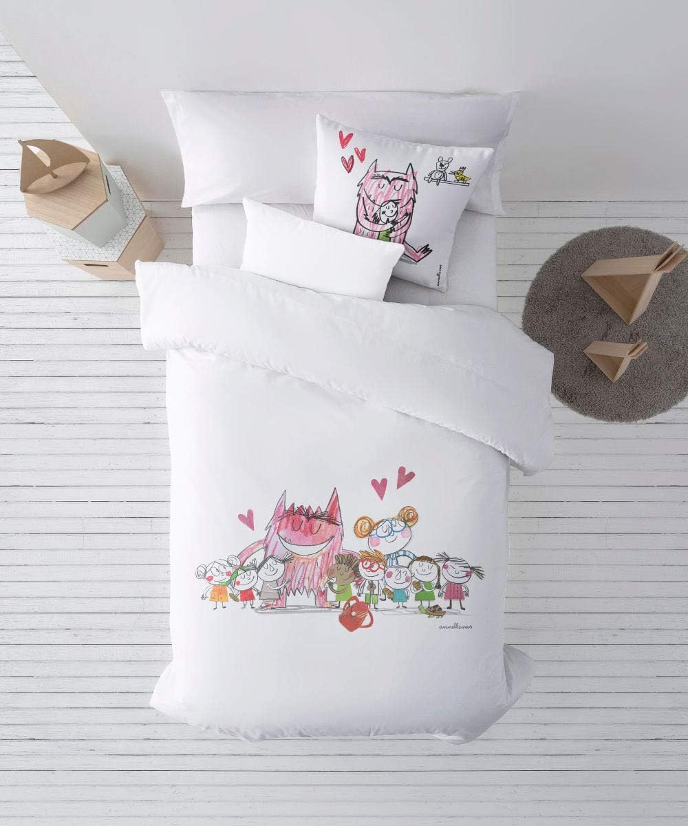 funda nordica el monstruo de colores