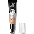 e.l.f. Camo CC Cream, SPF 30 Color-Correcting Medium-To-Full Coverage Face Foundation, Delivers An Airbrushed Finish, Vegan & Cruelty-Free, Medium 310 C