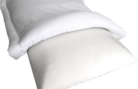 Amazon Com 2 Pack White Standard Queen Solid Memory Foam Bed