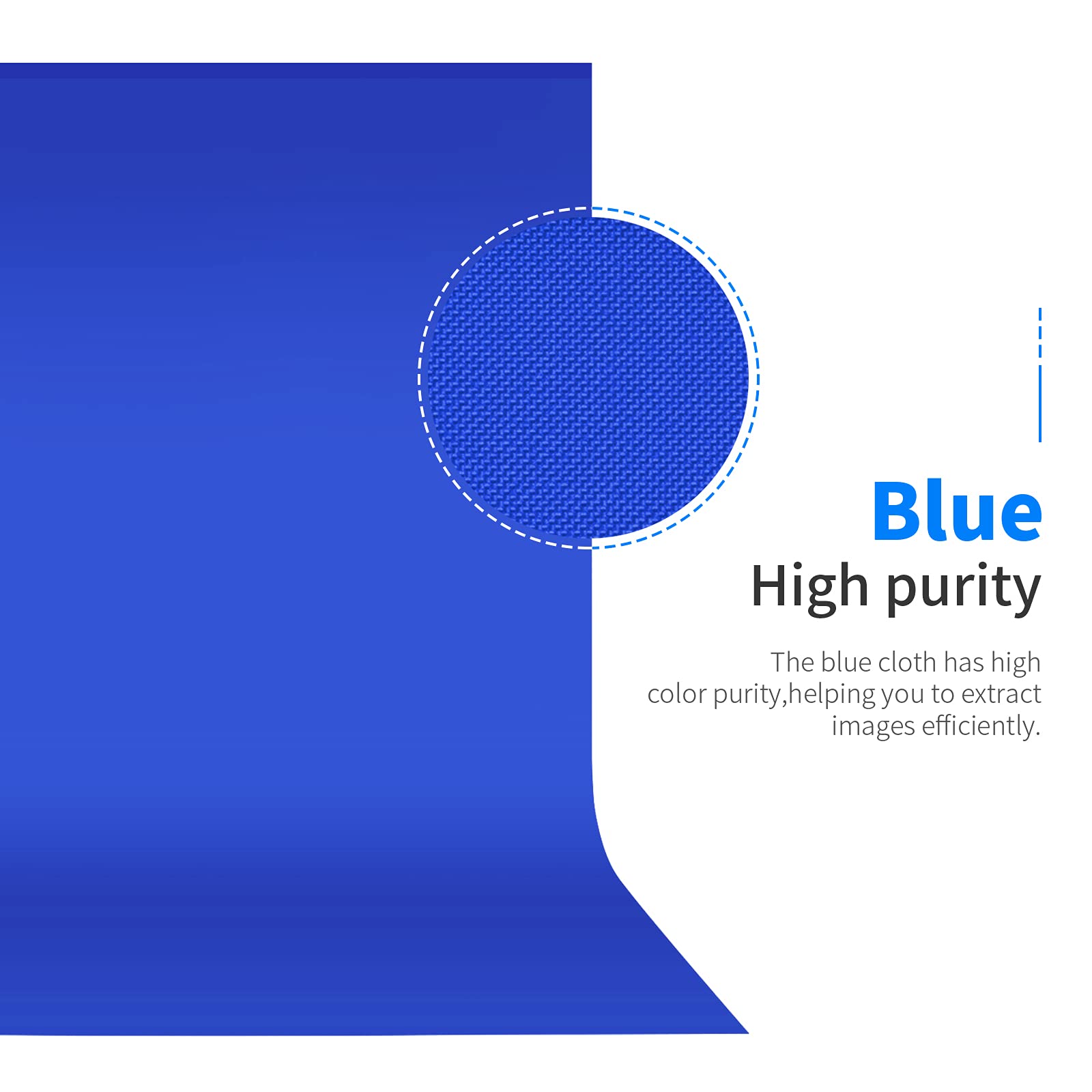 NEEWER 10 x 12FT / 3 x 3.6M PRO Photo Studio premium polyester Collapsible Backdrop Background for Photography, Video and Television (Backdrop Only) - Blue