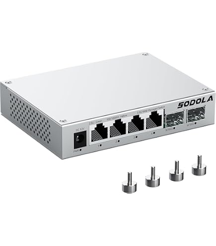Amazon.com: MikroTik CRS305-1G-4S+in Network Switch Managed