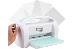 FIND SCRAPBLOOMS Find Scraplooms Adjustable 9 inch Die Cutting Machine Kit,Embossing Machine for Cardmaking,Scrapbooking (9 inch Adjustable)