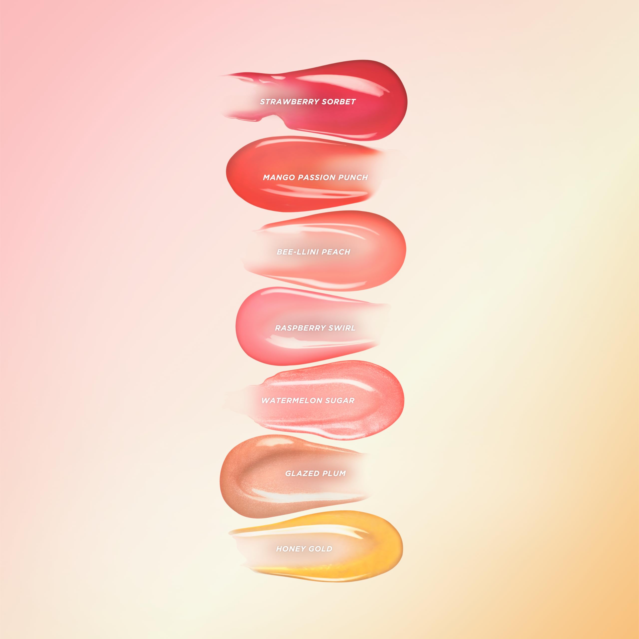 Gisou Honey Infused Hydrating Lip Oil, Nourishing Lip Moisturizer for Dry Lips, 0.27 fl oz (Watermelon Sugar)