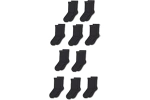 �鶹�� Essentials Kids' 10-Pack Cotton Crew Sock