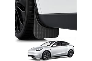 BASENOR Tesla Model Y Mud Flaps Splash Guards Fenders [No Drilling No Tape] [Paint Protection] All Weather Tire Protector Splash Guards Mudflaps for Model Y 2020-2024 Exterior Accessories