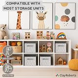 Clay Roberts Storage Cubes Grey Pack of 4 25cm Fabric Boxes view 4
