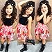 FEITONG 1Set Summer Baby Girls T-shirt + Floral Skirt Set Kids Dress Outfits