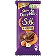 Cadbury Dairy Milk Silk Hazelnut Chocolate Bar Pouch, 2 X 143 g