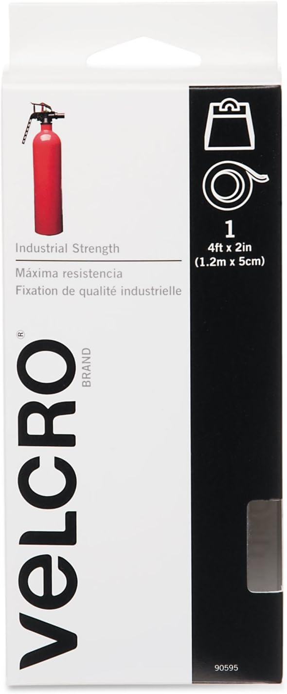 Velcro 90595 2" X 4' White Industrial Strength Tape