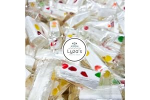 Italian Jujube Nougat Candies - Soft & Chewy With Fruity Jelly Beans Gift - Bulk Bags By Lyza's Sweets & Treats (14 Ounce, Original)