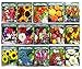 Set of 15 Black Duck Brand Heirloom Flower Seeds 15 Different Varieties Non-GMO - 2019 Last of Stock Sale! (Variety Deluxe Flower Garden)