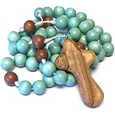 BC Inspirations Wooden Rosary (Sea Blue)