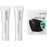 CELLOPHANES Clear, Color Revitalizer with A3 Complex (Clear - 10.1 oz / 300 ml) (2pack) w/Fashion Mask 3pcs