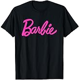 Barbie - Classic Script Pink Logo T-Shirt