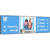 Canlarriz 29" Digital Signage Display 1000-Nit Stretched Bar Monitor | Android 11 2GB+32GB with Free Cloud CMS, USB &amp; HDMI, Ideal as a Digital Menu Board for Restaurants and Retail