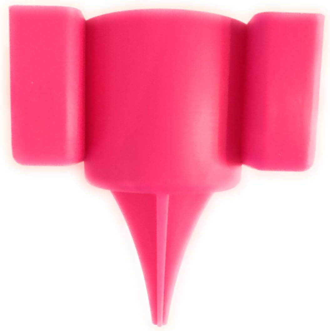 Ultimate Outdoor Beverage Caddy - Beach, Grass, Sand Cup Holder for Phone and Sunglasses (Pink)