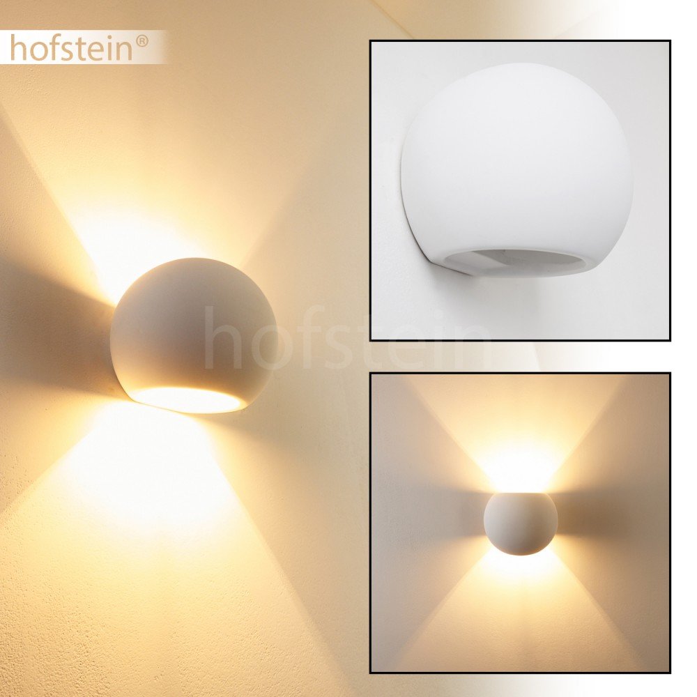 Gypsum wall Light Flot 1 x G9 max max 40W paintable Amazon.co.uk