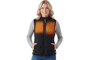 InoKraft Heated Vest Women, Lightweight Quilted Vest with Rechargable Battery Pack & USB-C Cable, Christmas Gifts for Women