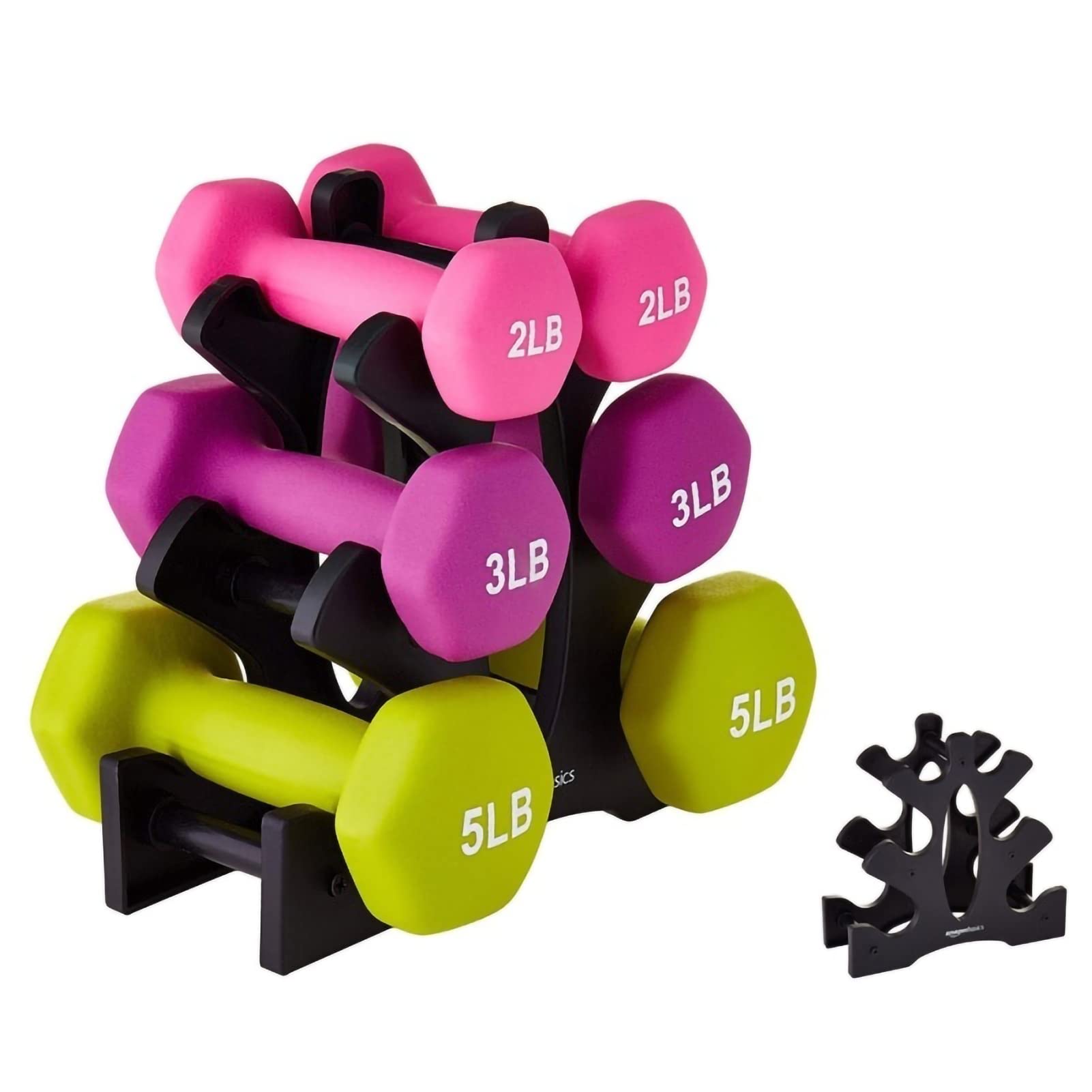 Photo 1 of Culnflun Dumbbell Rack, 3 Tier 10KG A-Frame Load Weight Rack Small Weight Tree Rack Dumbbells for Home Gym Exercise 9.06 * 8.86 * 3.35 In ?Only Dumbbell Rack?