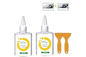 Hzutloer 4 fl oz（120ML） Adhesive Remover for Cars,Car Sticker Remover,Safe Sticker Remover for Cars of Stickers,Adhesives, Tapes,Labels on Paint,Glass and Metal Versatile Cleaning Solution Removal