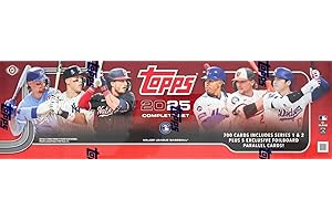GENERIC 2025 Topps Baseball Complete 705 Card Factory Sealed HOBBY Factory Set with (5) EXCLUSIVE FOILBOARDS #/417! Includes all Series 1 + 2 Cards Including Shohei Ohtani, Aaron Judge Bobby Witt Jr & More!