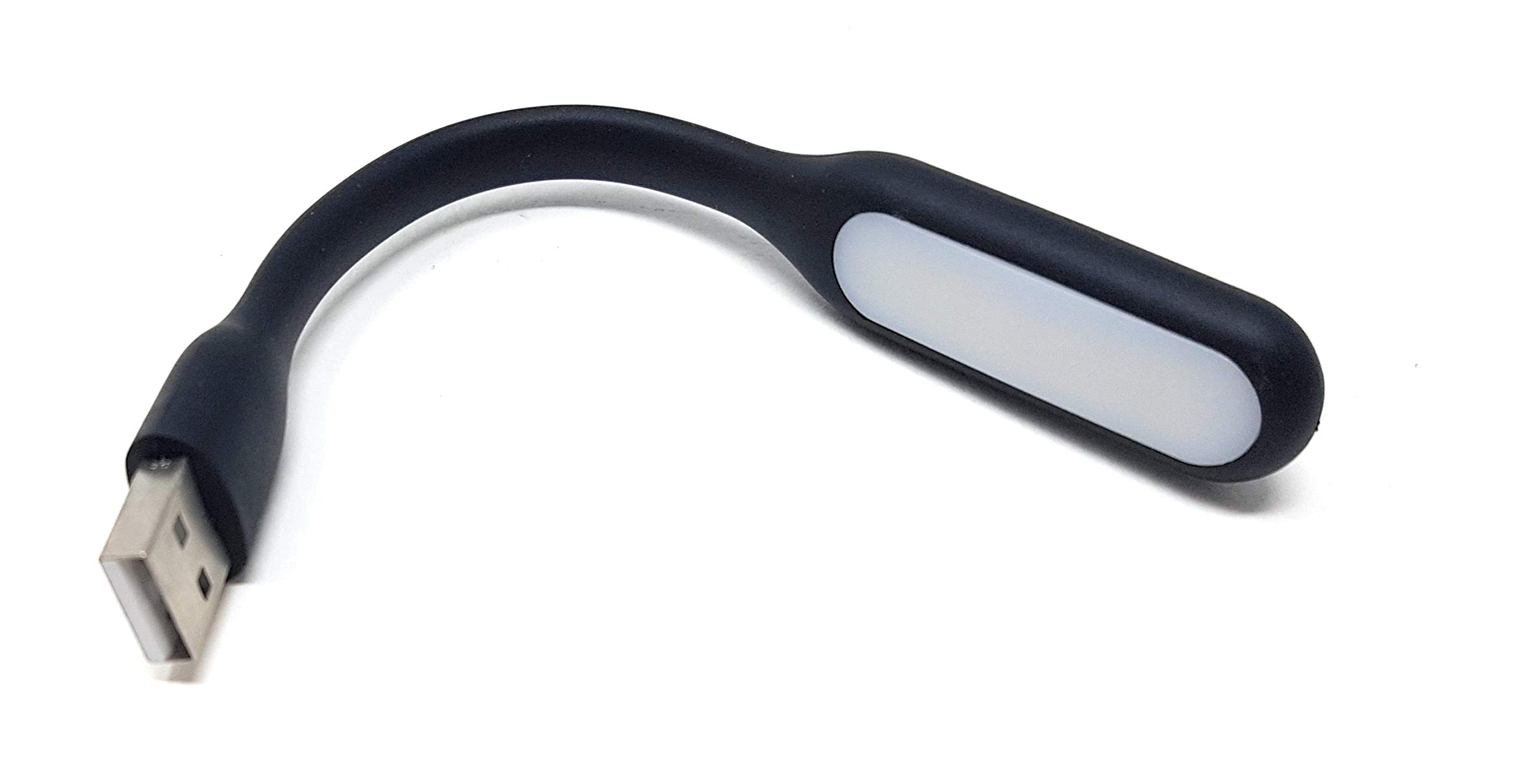 Maincore Black USB Powered LED Light/Bright & Flexible for Car, PC, Desktop, Power Bank, Notebook, Laptop Reading Lamp (Can be Powered from Any USB Port)