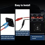 RUNCCI-YUN Round Rocker Switch 12V 24V ON OFF 1 Gang Panel Boat Automotive view 4