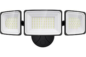 Onforu 130W LED Security Light, 13000LM Outdoor Indoor Flood Light Switch Controlled, IP65 Waterproof LED Exterior Floodlight, 6500K White Wall Mount Security Lighting for Entryway,Garage,Yard,Eave