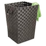 Whitmor Woven Strap Laundry Hamper Espresso