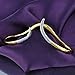 Mytys 2 Tone Palm Cuff Bangle for Women 18K Gold Plated Adjustable Size Hand Bracelets for Women (A1)