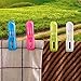 Bingolar 8Pcs Beach Towel Clips,Plastic Windproof Clothes Hanging Peg,Plastic Quilt Clips,Large Beach Towels,Quilt Clamp Holder Sunbed Peg, Sunbed,Pool.