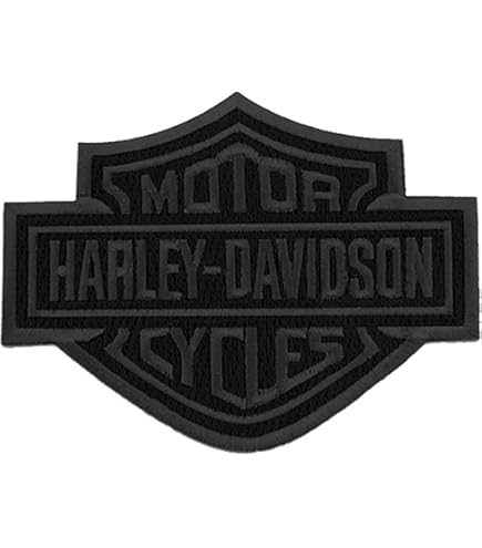 Harley-Davidson 3 in. Embroidered Dark Custom #1 Skull Small