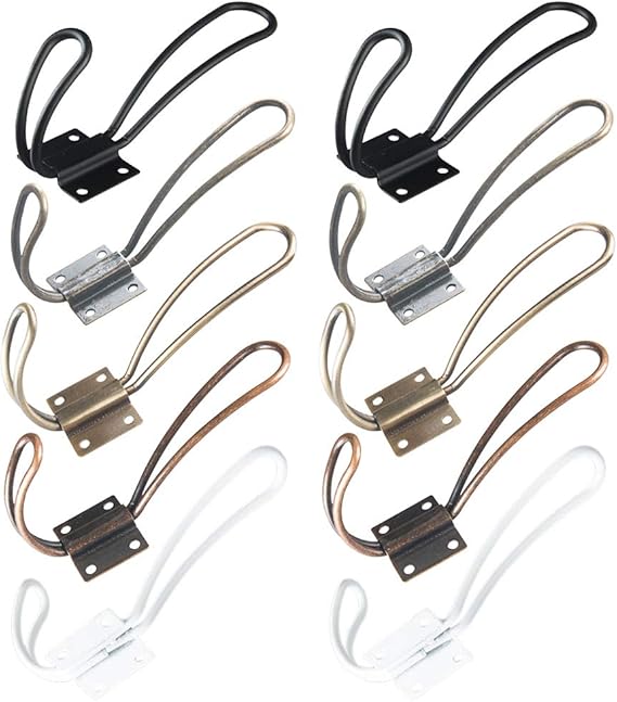 Loweryeah - Ganchos de Entrada rústicos para Pared, diseño Vintage