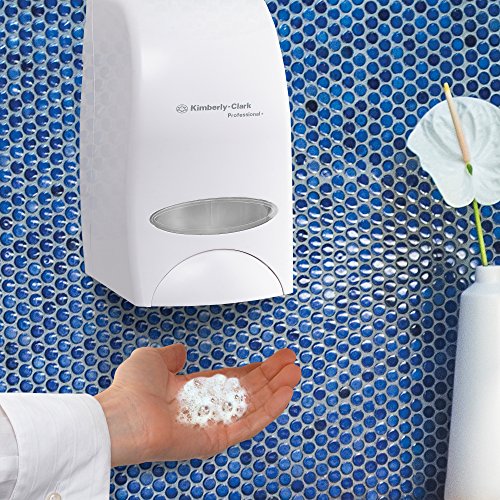 Kleenex Ultra Moisturizing Foam Hand Sanitizer (34700), Clear, 1.0 L Cassette Package, 6 Packages / Case