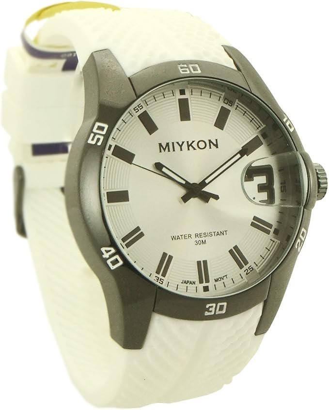 Miykon Sport style Bold Quartz Rubber Strap Watch for Men