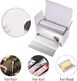 Fuyamp 15 m Hair Foil 10 cm Silver Aluminium Highlighting Roll view 5