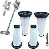 Feenynic 4Pack Hepa Filters Replacement Compatible with NADALY N16 and Vacusion VBS-01 Cordless Vacuum. Pre-Motor and Washable Cone Filters Works with Vacusion Cordless Vacuum Cleaner.