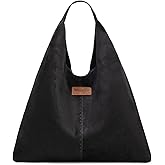 Wrangler Suede Hobo Bag for Women Large Shoulder Purse Slouchy Casual Handbag Fall Purse