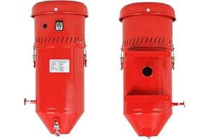 Oarlike Dust Collection Reclaim System for Bench Top Sandblasting Cabinets Or Other Media Blasters,Red