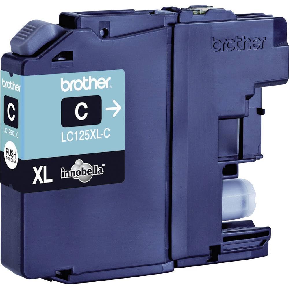 Brother LC125XLC - Super High Yield - cyan - original - ink cartridge - for Brother DCP-J4110, MFC-J4410, J4510, J4610, J4710, J6520, J6720, J6920 — image 1