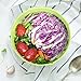 [2-PACK] Salad Cutter Bowl, Multi-Function Vegetable Fruit Home Made Salad Value Pack Quick Salad Maker Easy Chopper Slicer Strainer, Amazingcats
