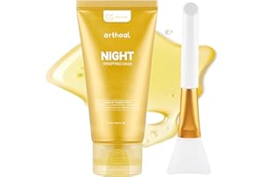 Arthcal Turmeric Night Wrapping Mask with Hydrolyzed Collagen | Hydrating, Firming & Even Skin Tone | Nourishes Skin, Enhance
