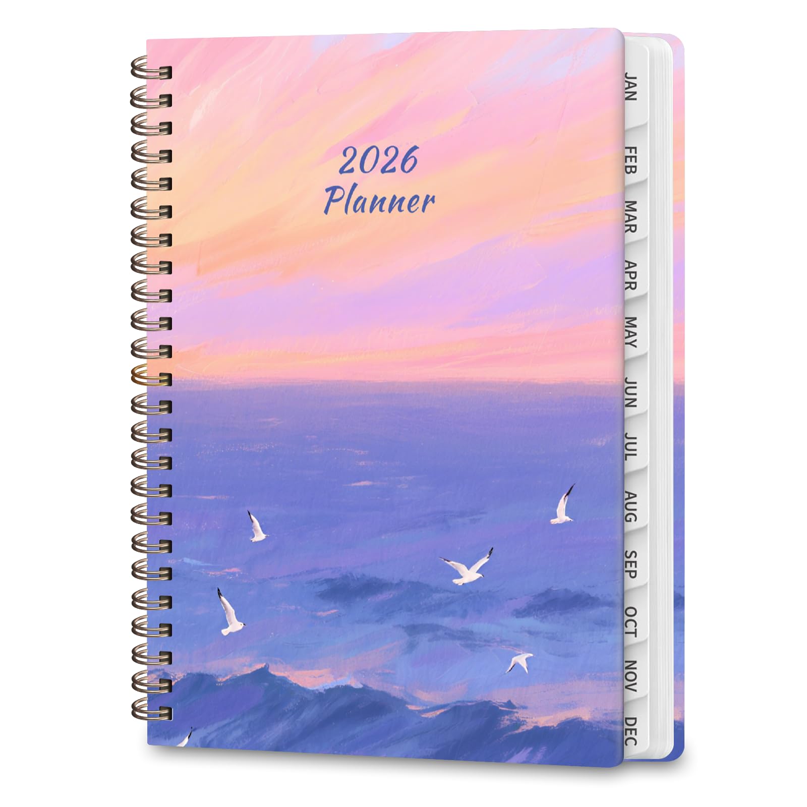 Photo 1 of **pack of 2**2026 Planner, Weekly and Monthly Calendar Planner Agenda, Jan 2026 - Dec 2026, Planning Academic Book, Office Desk Accessories and School Supplies - A5 (6.3'' x 8.5'')
