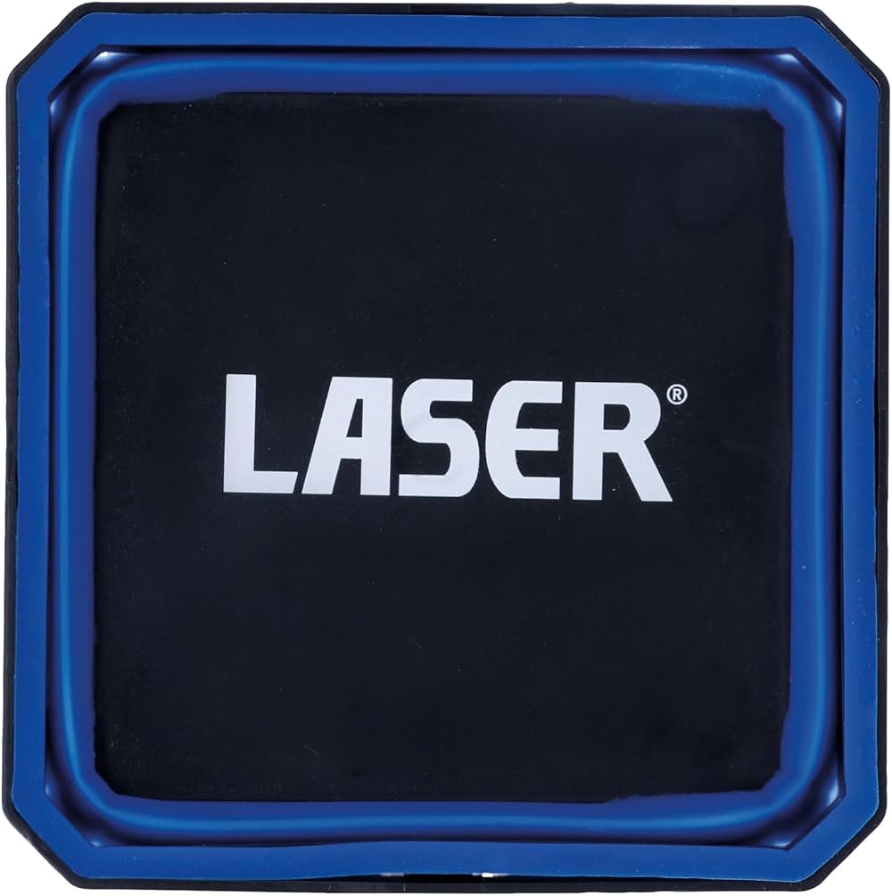Laser 8360 Magnetic Foldable Parts Tray Blue - Small Tools Fixings Storage