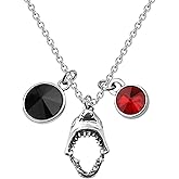 MAOFAED Anime Lover Gift Manga Gift Anime Manga Merchandise Shark Necklace
