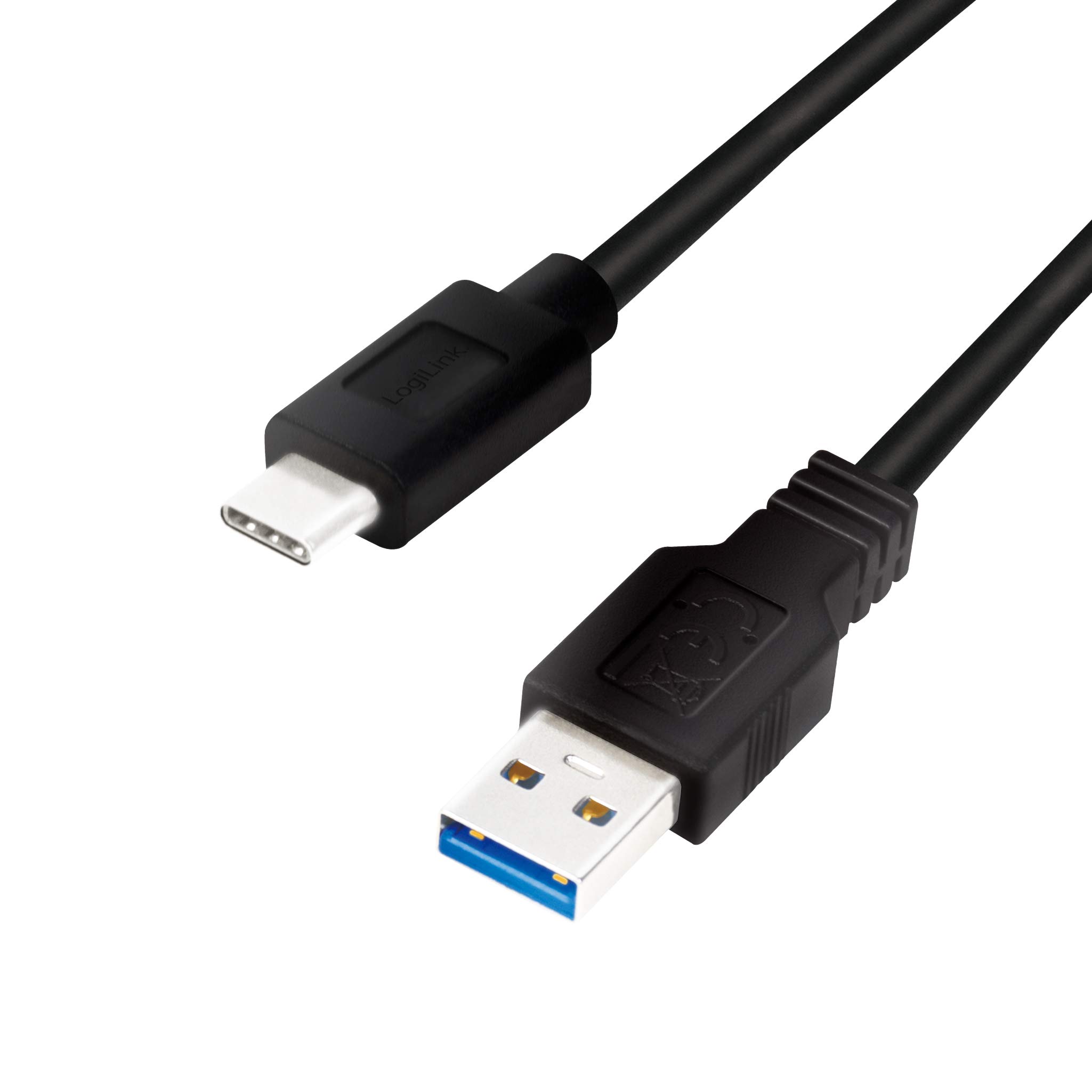 Logilink CU0168 - USB 3.2 Gen 1x1 Connection Cable, USB-A to USB-C™, Black, 1 m
