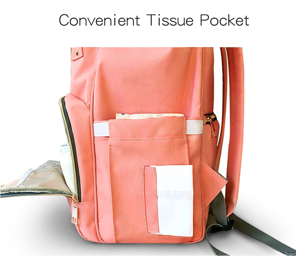 Ticent Diaper Bag Backpack Multifunction Travel Back Pack Large Maternity Nappy Bag Baby Changing Bags with Stroller Straps, Waterproof and Stylish