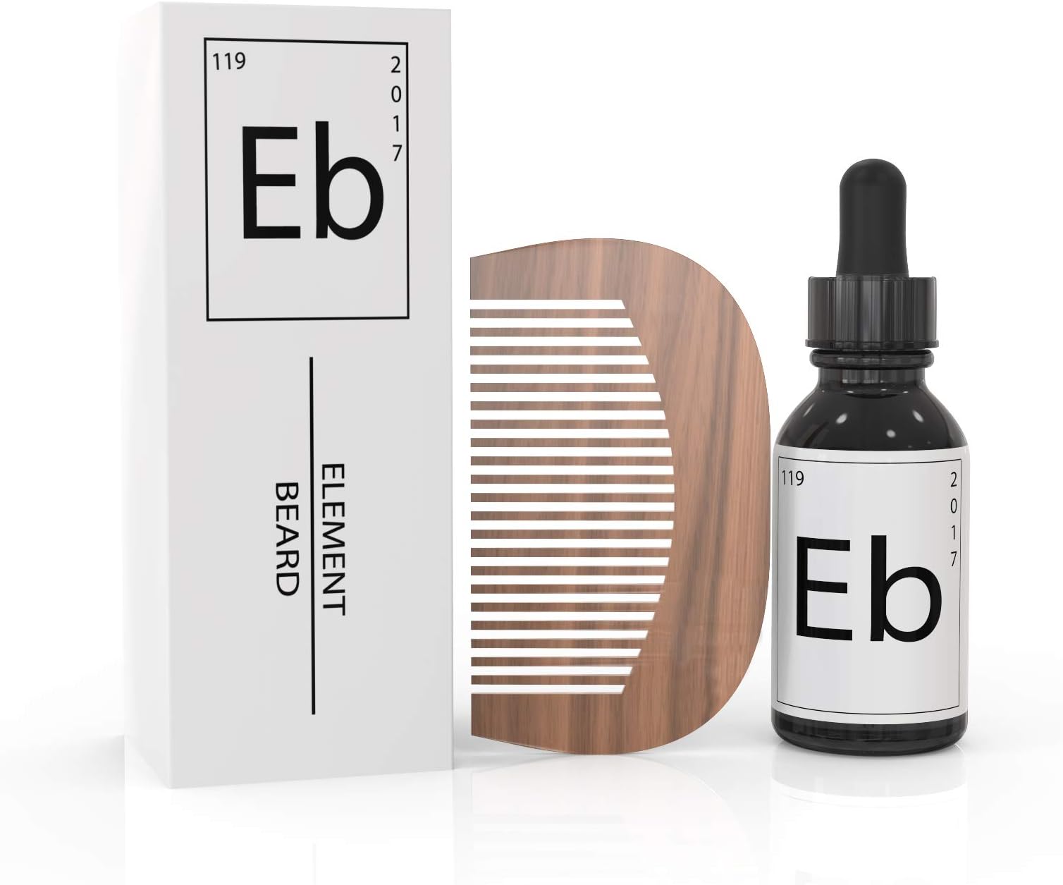 Premium Beard Oil - Bonus Comb - by Element Beard -Thicker Stronger Beard