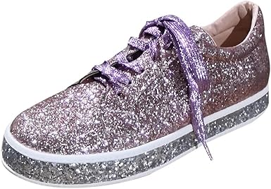 multi color sequin tennis shoes