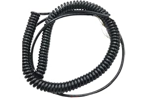 CNC Handwheel Shield Cable 7 Cores to 26 Cores Industrial Manual Generator Coiled Spring Retractable Coil(17 Cores Stretch 5 